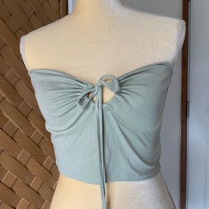 SAGE CROPPED TOP